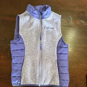 Free Country Heathered Purple and Gray Vest